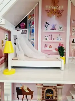 Moni Toys 4127 Wooden doll house Cinderella საბავშვო ხის სათამაშო თოჯინის სახლი, 2 image