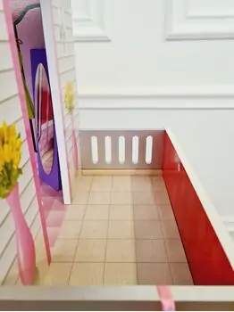 Moni Toys 4118 Wooden doll house Isabella საბავშვო ხის სათამაშო თოჯინის სახლი, 8 image