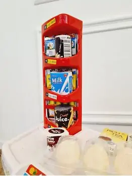 Supermarket Toy with Light Music საბავშვო ფუნქციური დახლი-მაღაზია, 4 image