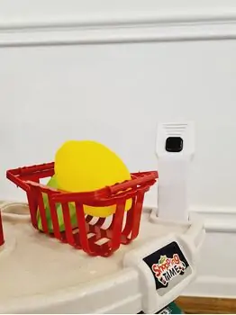 Supermarket with toy cash საბავშვო ფუნქციური დახლი-მაღაზია, 10 image