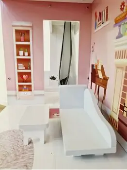 Moni Toys 4127 Wooden doll house Cinderella საბავშვო ხის სათამაშო თოჯინის სახლი, 8 image