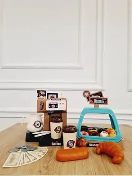 Coffee Machine 2 in 1 საბავშვო ფუნქციური ყავის მოსამზადებელი ნაკრები, 4 image