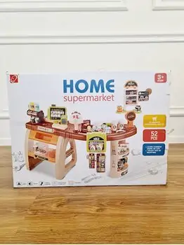 Large Supermarket with accessories საბავშვო ფუნქციური დახლი-მაღაზია, 13 image
