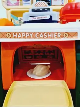 COLORFUL HAPPY SHOPPING SUPERMARKET საბავშვო ფუნქციური დახლ-მაღაზია, 6 image