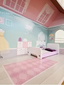 Moni Toys 4121 Wooden doll house Anna საბავშვო ხის სათამაშო თოჯინის სახლი, 8 image