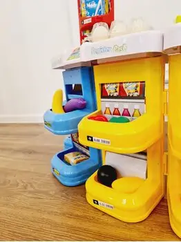 Supermarket Toy with Light Music საბავშვო ფუნქციური დახლი-მაღაზია, 3 image