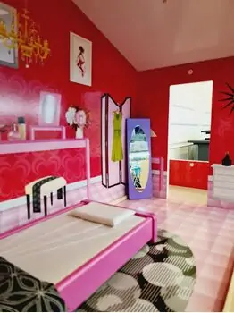 Moni Toys 4118 Wooden doll house Isabella საბავშვო ხის სათამაშო თოჯინის სახლი, 7 image