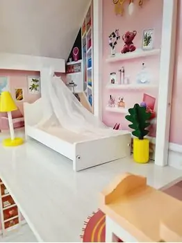 Moni Toys 4127 Wooden doll house Cinderella საბავშვო ხის სათამაშო თოჯინის სახლი, 4 image