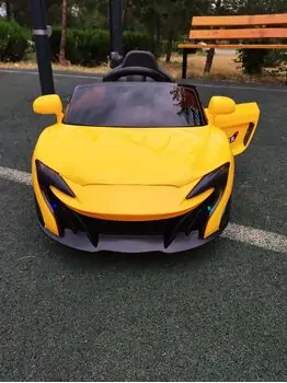 Mclaren V6 Yellow - საბავშვო ელექტრო მანქანა, 4 image