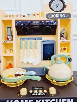 COOKING SET HAPPY COOK ფუნქციური საბავშვო სამზარეულო, 9 image
