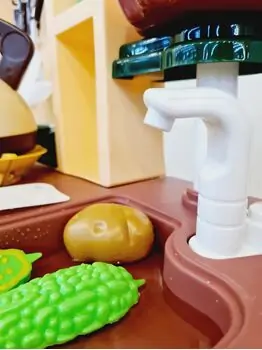 HOME KITCHEN COOKING SET ფუნქციური საბავშვო სამზარეულო, 4 image