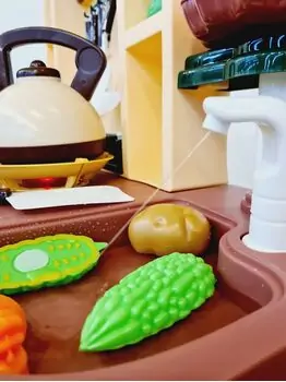 HOME KITCHEN COOKING SET ფუნქციური საბავშვო სამზარეულო, 7 image