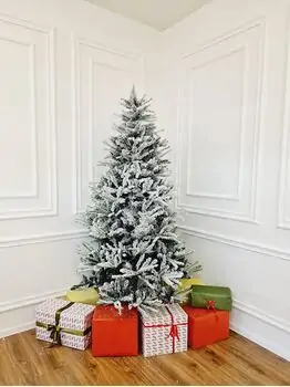 Snow-Covered Christmas Tree 210 cm დათოვლილი საახალწლო ნაძვის ხე  (OT717), 2 image