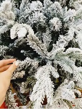 Snow-Covered Christmas Tree დათოვლილი საახალწლო ნაძვის ხე 210 სმ (OT743), 4 image