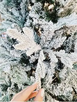 Snow-Covered Christmas Tree დათოვლილი საახალწლო ნაძვის ხე 240 სმ (OT744), 5 image