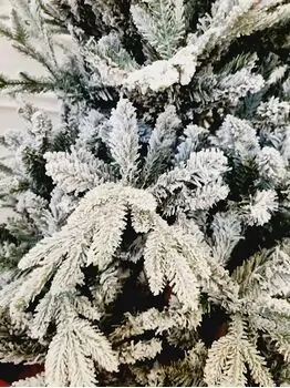 Snow-Covered Christmas Tree დათოვლილი საახალწლო ნაძვის ხე 210 სმ (OT743), 3 image