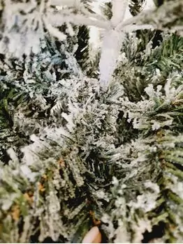 Snow-Covered Christmas Tree დათოვლილი საახალწლო ნაძვის ხე 210 სმ (OT743), 5 image