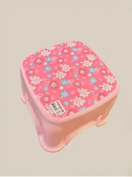 Tuffex Patterned Kid Stool საბავშვო საფეხური აბაზანისთვის Pink, 2 image