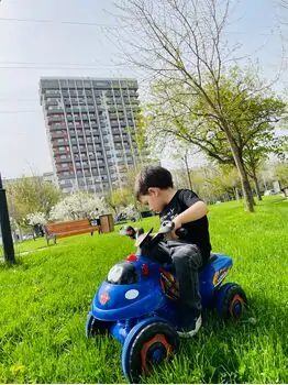 UJ Toys Karinca Blue - საბავშვო კვადროციკლი, 9 image