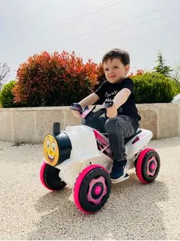 UJ Toys Buddy White - საბავშვო კვადროციკლი, 12 image