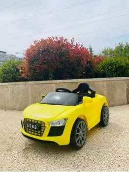Audi Elegance Yellow  - საბავშვო ელექტრო მანქანა, 13 image