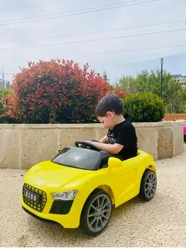 Audi Elegance Yellow  - საბავშვო ელექტრო მანქანა, 9 image