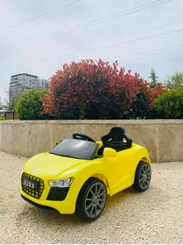 Audi Elegance Yellow  - საბავშვო ელექტრო მანქანა, 12 image
