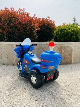 Kids Moto Blue - საბავშვო ელექტრო მოტოციკლი, 5 image