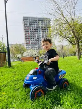 UJ Toys Karinca Blue - საბავშვო კვადროციკლი, 14 image