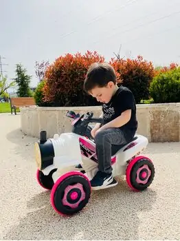 UJ Toys Buddy White - საბავშვო კვადროციკლი, 11 image