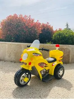 Kids Moto Yellow - საბავშვო ელექტრო მოტოციკლი, 2 image