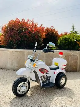 Moto For Kids White - საბავშვო ელექტრო მოტოციკლი, 2 image