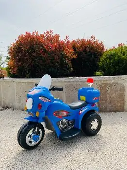 Kids Moto Blue - საბავშვო ელექტრო მოტოციკლი, 4 image