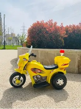 Kids Moto Yellow - საბავშვო ელექტრო მოტოციკლი, 3 image