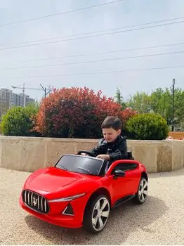 Maserati For Kids Red - საბავშვო ელექტრო მანქანა, 10 image