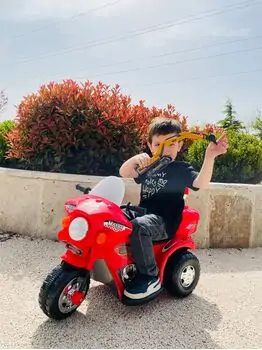 Kids Moto Red - საბავშვო ელექტრო მოტოციკლი, 2 image