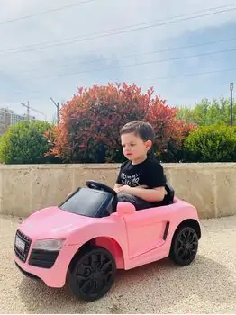 Audi A6 Pink - საბავშვო ელექტრო მანქანა, 6 image