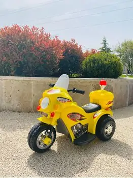 Kids Moto Yellow - საბავშვო ელექტრო მოტოციკლი, 5 image