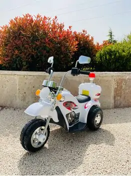 Moto For Kids White - საბავშვო ელექტრო მოტოციკლი, 6 image