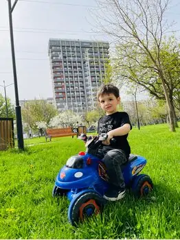 UJ Toys Karinca Blue - საბავშვო კვადროციკლი, 11 image