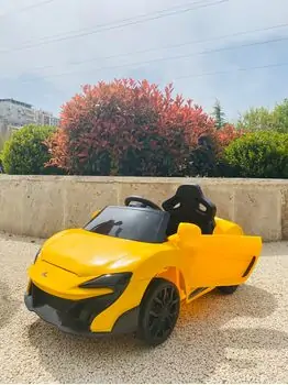 Mclaren V6 Yellow - საბავშვო ელექტრო მანქანა, 10 image