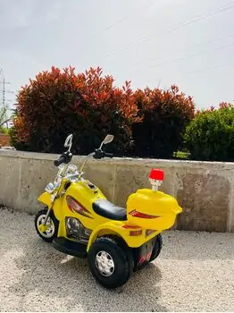 Moto For Kids Yellow - საბავშვო ელექტრო მოტოციკლი, 5 image