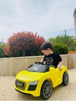 Audi Elegance Yellow  - საბავშვო ელექტრო მანქანა, 10 image