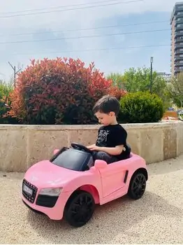 Audi A6 Pink - საბავშვო ელექტრო მანქანა, 3 image