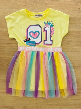 Be Creative Coco Unicorn Dress საბავშვო კაბა BABYROSE 3866