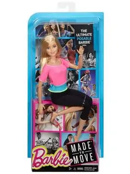 BARBIE Made to Move MTL-DHL82 ტანმოვარჯიშე თოჯინა, 6 image