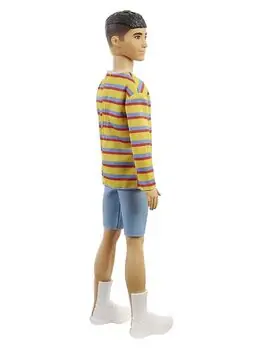 Barbie Ken Fashionistas Doll GRB91 თოჯინა მოდის სამყაროდან, 3 image