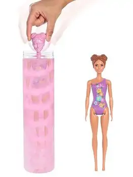 Barbie Color Reveal Doll Sand & Sun Series Marble Pink Color MTL-GWC57 თოჯინა ფერის ტრანსფორმაციით, 3 image