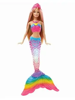 BARBIE Dreamtopia Rainbow Mermaid MTL-DHC40 ქალთევზა მანათობელი კუდით