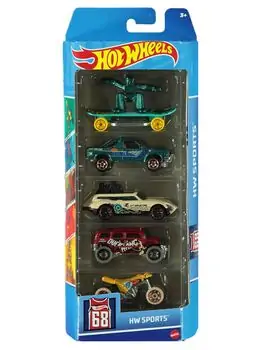 HOT WHEELS HW SPORTS საბავშვო სათამაშო მანქანების კომპქლექტი